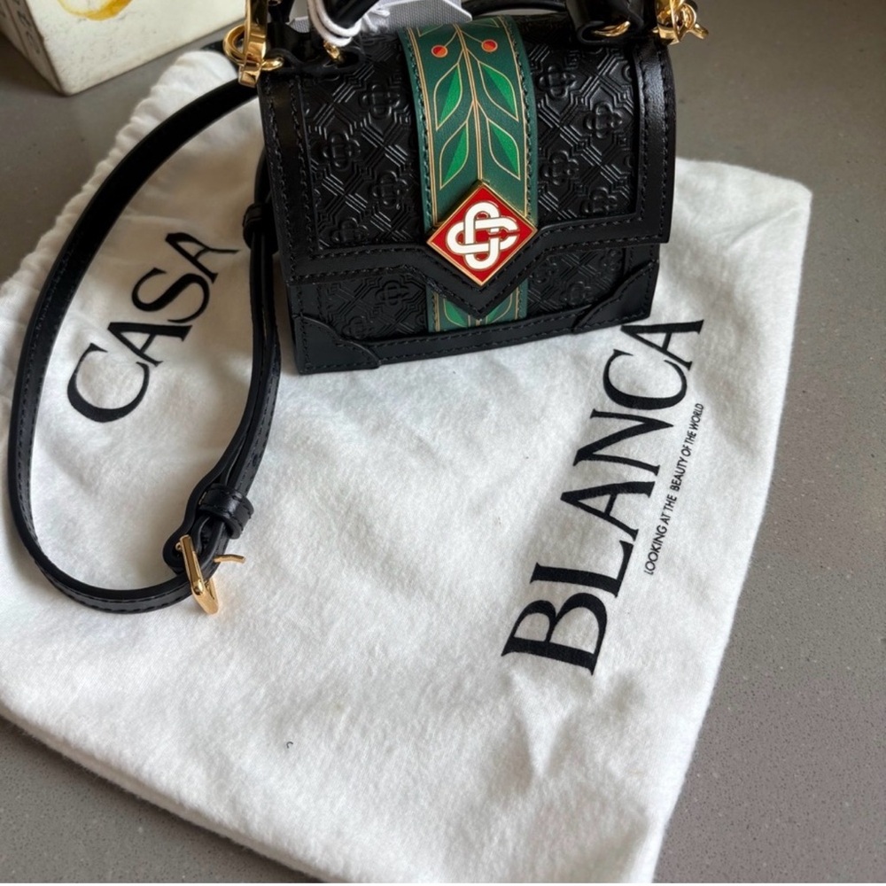 Chic Black and Green Mini Bag - Picture 6 of 9